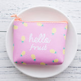 10pcs/lot Fashion Mini Canvas Coin Purse Small Women Wallet Female Purse Korean Cartoon Lovely Style  Purse Coin Purse Money Bag