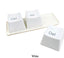 CJ235 Hot 1 Set of 3pcs Ctrl ALT DEL Keyboard Key Design Coffee Tea Cup Container