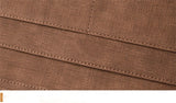 Fashion buttons ultra-thin young High quality PU clutch leather Multi-functional soft leather men's wallet
