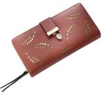 Women Wallet Leather Card Coin Holder Money Clip Long Phone Clutch Photo High Quality Photo Fashion Cash Pocket Female Purse