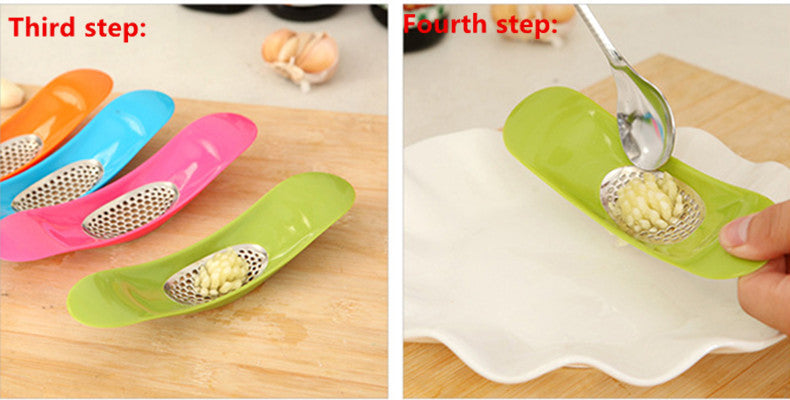 New Gadget Kitchen Press Garlic Crusher Chopper Cozinha Cuisine Accesorios Households Slice Cooking Tool