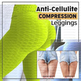 Anti-Cellulite Compression Leggings Cellulite Oppressing Mesh Fat Burner Design Weight Loss Yoga Leggings Compression