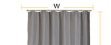 Gray Polyester Bathroom Waterproof Shower Curtains With Plastic Hooks