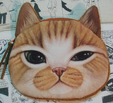 Coin Purses Wallet Ladies 3D Cat Dog Face Animal Change Money Bag Fashion Cute Small Zipper bag for Women Change Purse Pouch