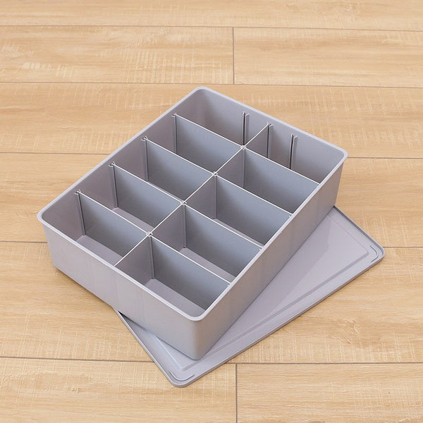 Multi-size Underwear Organizer Storage Can Adjust The Partition Drawer Closet Organizers Boxes For Bras Briefs Socks Ties Scarfs