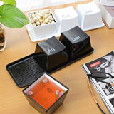 CJ235 Hot 1 Set of 3pcs Ctrl ALT DEL Keyboard Key Design Coffee Tea Cup Container