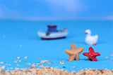 XBJ167 Mini 8pcs Small starfish decoration supplies moss micro landscape deco  Garden deco Creative handicrafts