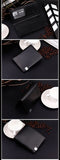 New Long fashion wallet High quality leather PU artificial clutch personality Leisure men's money clamps purse