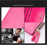 Zipper wallet couple phone bag Male&female type High quality Frabric genuine Card&ID Holder Long Wallet Business Wallet