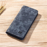 New Vintage High quality PU leather clutch male leather Wholesale long wallets card holder purse pocket wallet