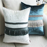 BZ158 Luxury Cushion Cover Pillow Case Home Textiles supplies Simple Aegean Pillowcase Lumbar Pillow Neck pillows chair seat