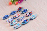 XBJ170 Mini yacht decoration supplies moss micro landscape deco  Garden deco Creative handicrafts