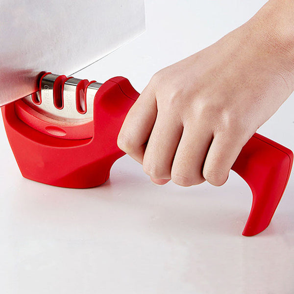 Brand 3 Stages (Diamond & Tungsten steel & Ceramic) Kitchen Knife Sharpener ,Sharpening Stone Household Knife Sharpener