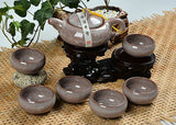 CJ258 High Quality 7 pcs/lot China Dehua Colorful ceramic cup Binglie tea cup Beautiful Environmental protection
