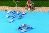 XBJ170 Mini yacht decoration supplies moss micro landscape deco  Garden deco Creative handicrafts