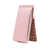 Woman wallet card bag European&American style High quality leather Card & ID Holders Long zipper wallet clip