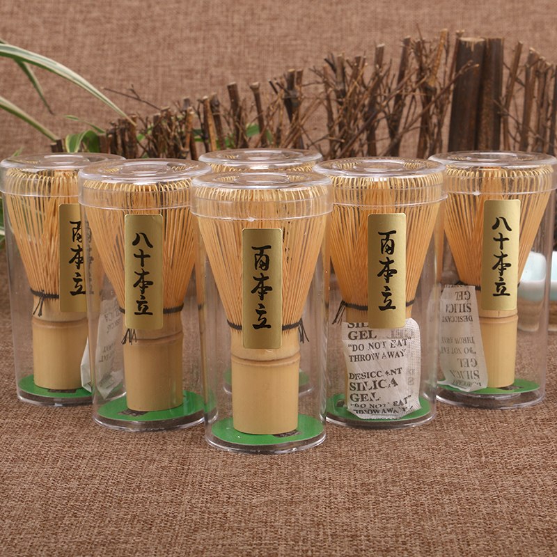 Japanese Ceremony Bamboo Matcha Practical Powder Whisk 80 100 Coffee Green Tea Brush Chasen Tool Grinder Brushes Tea Tools Main image
