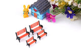 XBJ041 Park bench 1 pc child seat recliner moss micro landscape ornaments and more meat and more meat jewelry Creative Decorat