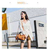 Woman Bags  Crossbody Bags For Women Retro Vintage Ladies Leather Handbags Women Tassel Shoulder Bag Female Zipper