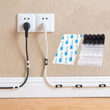 20pcs Wire Storage Clips Buckle Management Organizer Securing Cable Clamp Cable Housing Data Line Finishing Tool Fixed decor