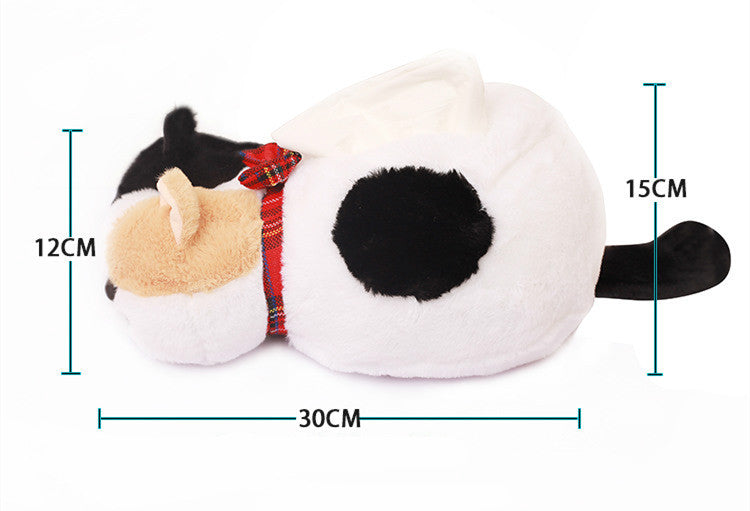 Cute Cat Colorful Napkin Case For Girl Friend Facial Tissue Holder Home Office Drawer Box Household Paper Towel Storage Case Main image