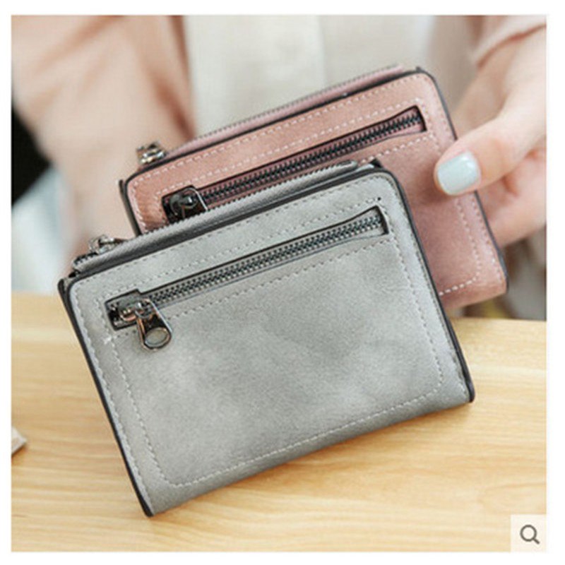 Small Wallet for Women Bifold Leather Mini Purse Credit Card Holder Short  Wallet