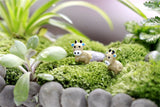 XBJ089 Mini 10pcs Cow dolls Bottle decoration supplies moss micro landscape deco  Garden deco Creative handicrafts