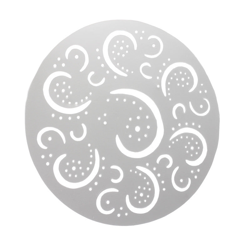 Different kinds of Pack of 4 pcs Variety Cake Cupcake DIY Stencil Template Mold Birthday Spiral Decoration