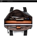 Messenger Bag men's genuine leather men shoulder bag Casual Male briefcases laptop Crossbody bags for men handbags