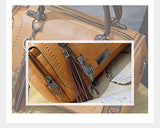 Woman Bags  Crossbody Bags For Women Retro Vintage Ladies Leather Handbags Women Tassel Shoulder Bag Female Zipper
