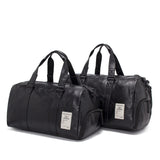 pu leather travel bag men women large capacity travel bag simple luggage bag waterproof bag tide Suitcases Luggage