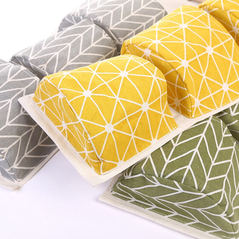 3 Pockets Cotton Linen Wall Hanging Storage Bags Door Pouch Bedroom Home Storage Pocket Home Decor Hanging Bag