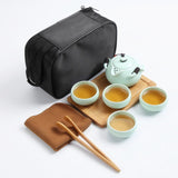 ceramic teapot kettle gaiwan tea cup for puer chinese tea pot portable tea set drinkware