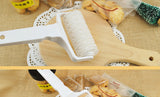 Mini Kitchen Baking Dough Bread Cookie Pie Pizza Pastry Lattice Roller Cutter Plastic Net Roller Cutter Hob