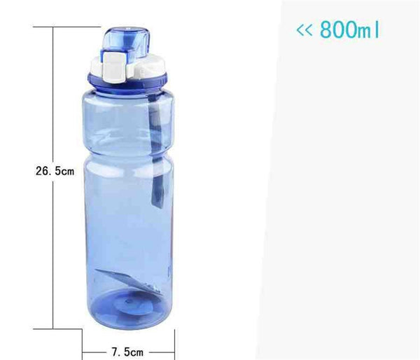 CJ003 Fashion Clamshell Space bottle Water Bottle Large-capacity Sports Bottle 800ml Portable Drinking Drinkware Readily Bottle