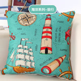 BZ053 Luxury Cushion Cover Pillow Case Home Textiles supplies Lumbar Pillow Marine life decorative throw pillows chair seat