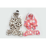 Fleece Dog Hoodies women Autumn winter Wear Pet jumpsuit warm Pet dog Clothes Clothing for Dogs Small dog Four Leg Hoodie