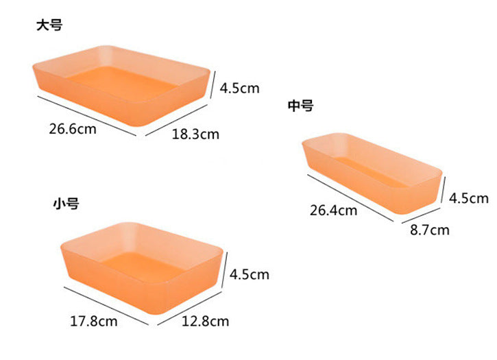 Kitchen Box 1PC Multifunctional Drawer Plastic Storage Box Thickened Without Cover Sorting Box Kitchen Organizer Secondary image