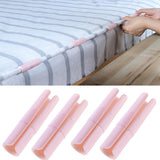 New 10pcs Bed Sheet Clip Grippers Fasteners Clothes Pegs ABS 4 Colors