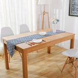 HELLOYOUNG Japan Style Fan Pattern Cotton Linen Table Runner Geometric Tablecloths Home Restaurant Banquet Party Decor 3 Size