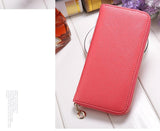 women long clutch Wallets female Fashion PU Leather Bowknot coin bag phone purses Famous designer lady cards holder wallet