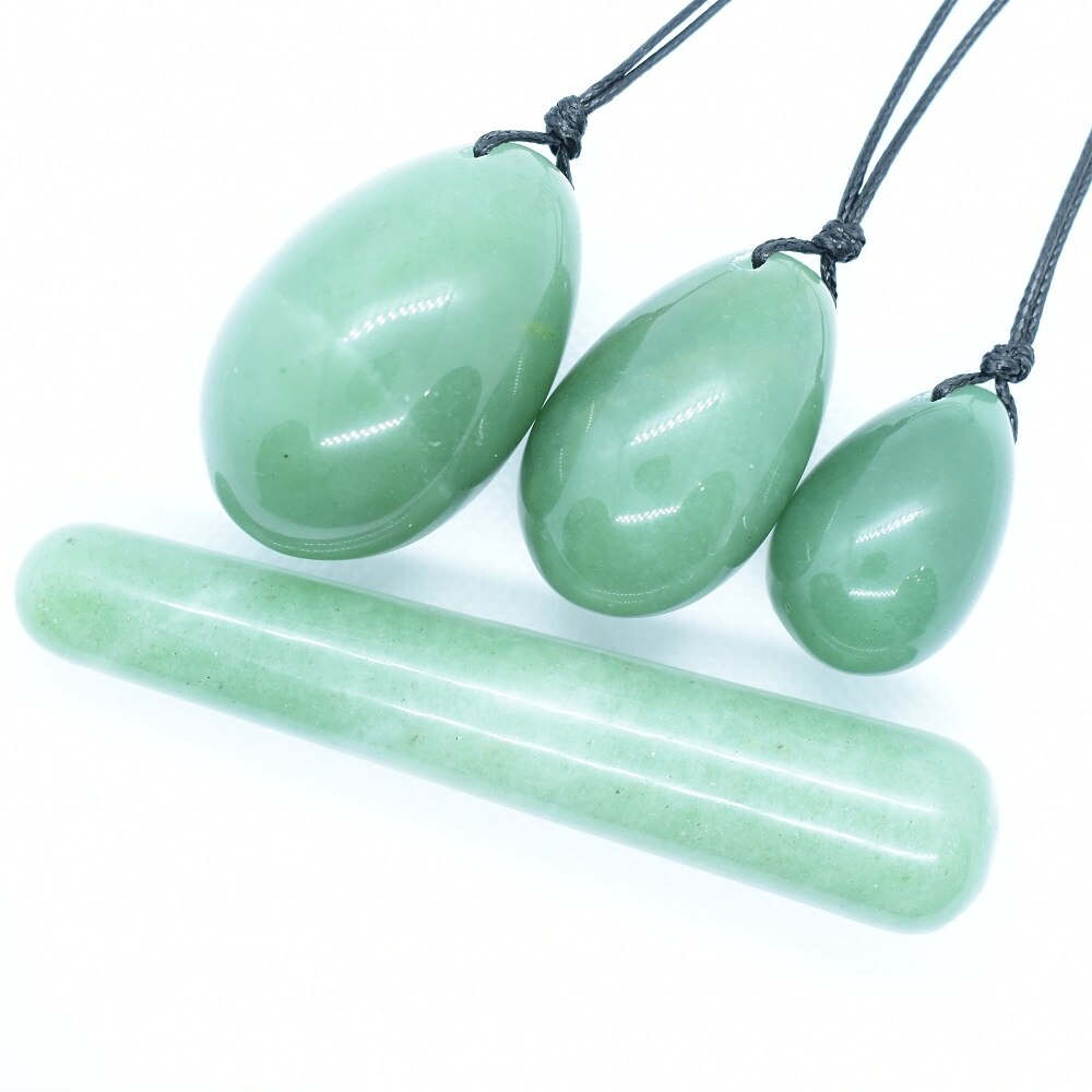 Rose Quartz Yoni Egg Jade Eggs Women Kegel Exerciser Jade Massager Vaginal Muscles Tightening Ball Crystal Kegel Eggs Main image
