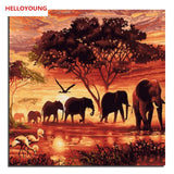 Animal world DIY Painting By Numbers Wall Art Picture Canvas Painting Home Decor Acrylic Paint Living Room Home Decoration