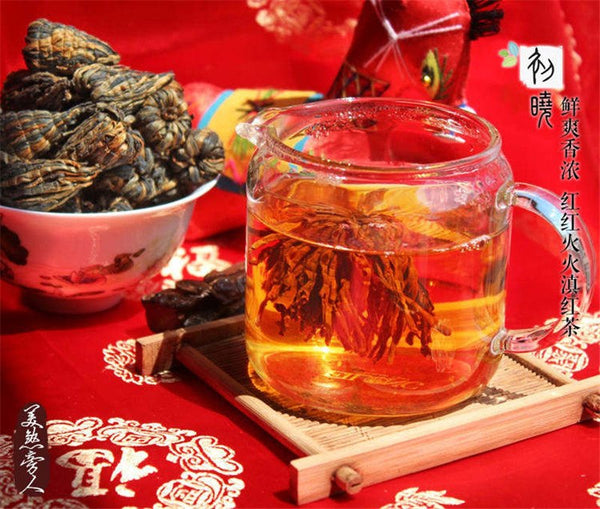 TemuTea Top Class Black Tea Red Tea Yunnan Handmade Pagoda Dian Hong Black Tea 250g tea