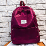 New Shiner Women Backpack Solid Color Preppy Casual Backpack for Teenage Girls Female School Shoulder Bag Bagpack mochila