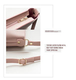 Fashion For Women Solid zipper Shoulder Bag Crossbody Bag Messenger Phone Coin Bag Small korean Style Bolsas Feminina Saco