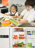 Silicone Lunch Box Portable Bowl Colorful Folding Food Container Lunchbox 350/500/800/1200ml Eco-Friendly
