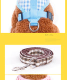 Adjustable Soft Breathable summer pet Dog Harness Vest and leash for small Dog Collar Cat Pet Dogs Leash running Chest Strap