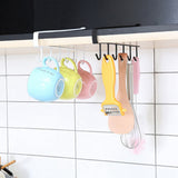 Kitchen Storage Rack Holder Cup Board Hanging Hook Hanger Multifunctional Home Accessories Cooking Tools Towel Storage
