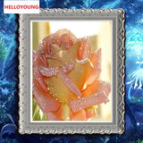 DIY 5D Diamond Embroidery The Beautiful Roses Round Diamond Painting Cross Stitch Kits Diamond Mosaic Home Decoration